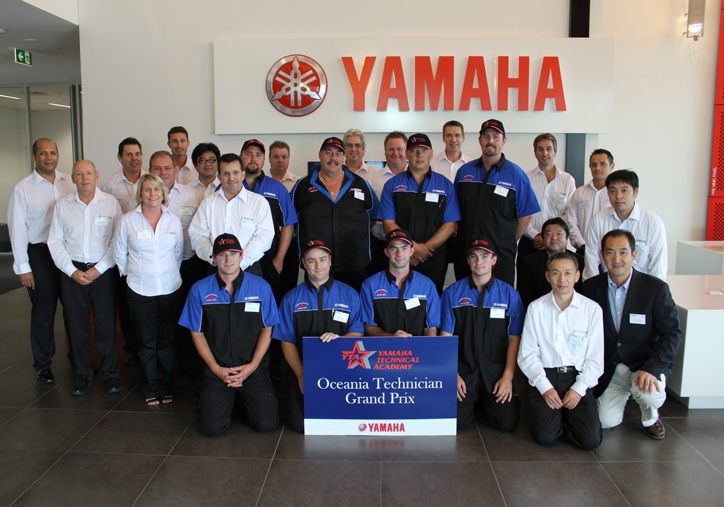 Yamaha Top Tech group shot photo copyright Yamaha Motor taken at  and featuring the  class