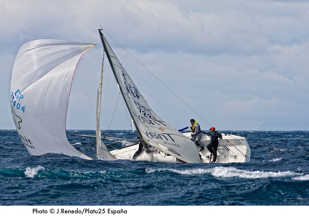 Platu 25 Spanish Championship in Marbella Day 3 photo copyright  Jesus Renedo http://www.sailingstock.com taken at  and featuring the  class