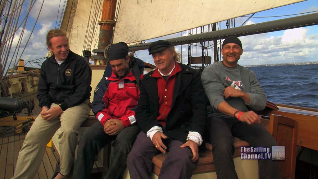 Crew members of Tall Ship: The Privateer Lynx - HD Video Stills from the documentary © Robert Margouleff