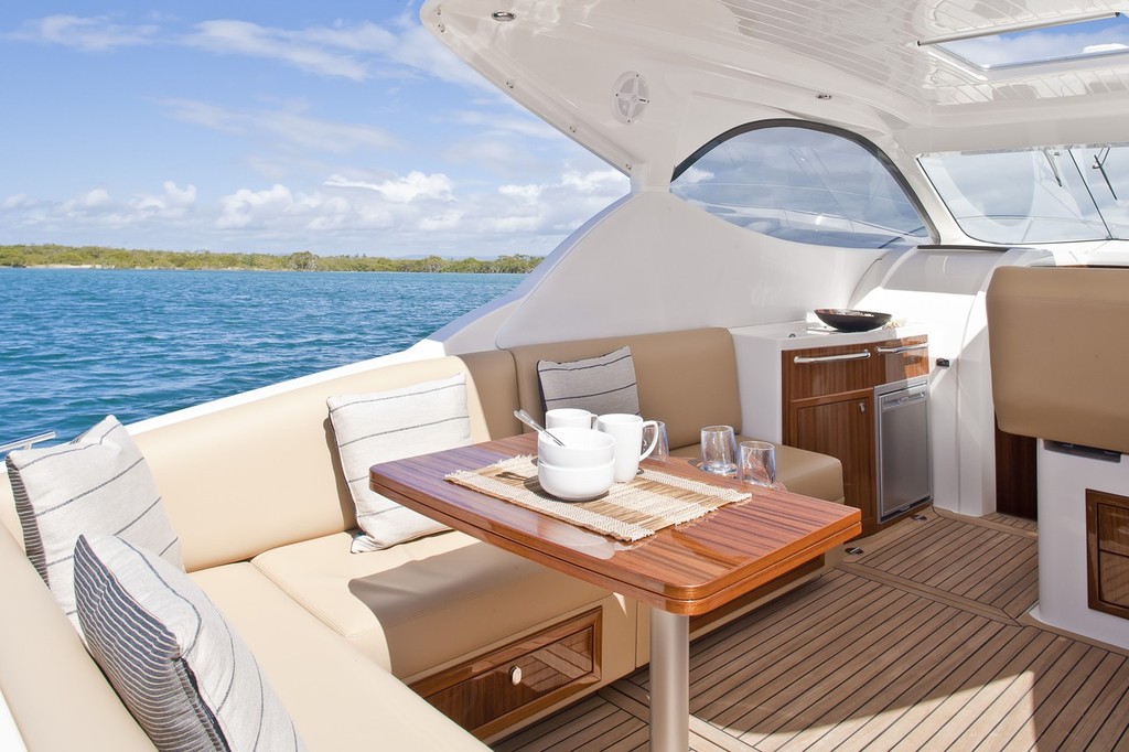 The cockpit is mostly covered and well designed for entertaining © Sandman PR