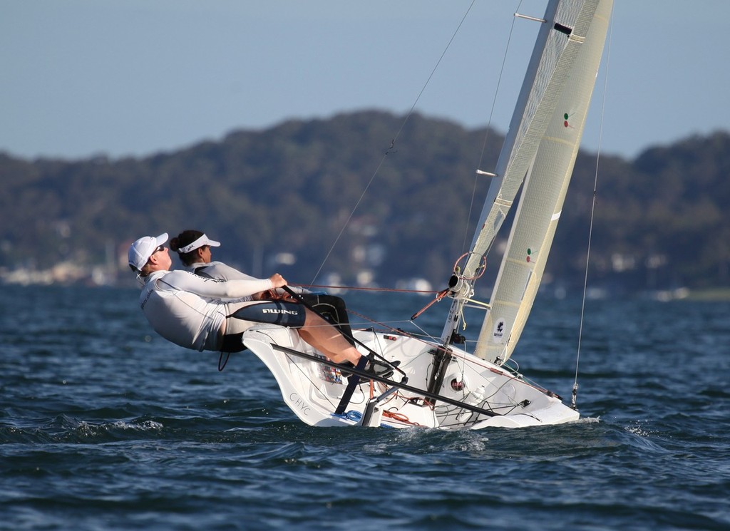 Peter Vaiciurgis & Tina Babbage 3rd overall - 2011 NS14 NSW Championship © Michael Chittenden 