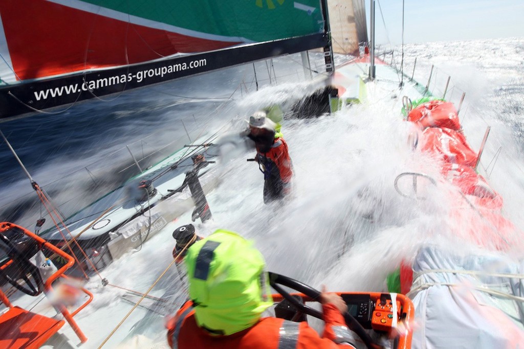 Groupama 4 Qualifier - Volvo Ocean Race 2011-12 &copy; Yann Riou/Groupama Sailing Team /Volvo Ocean Race http://www.cammas-groupama.com/