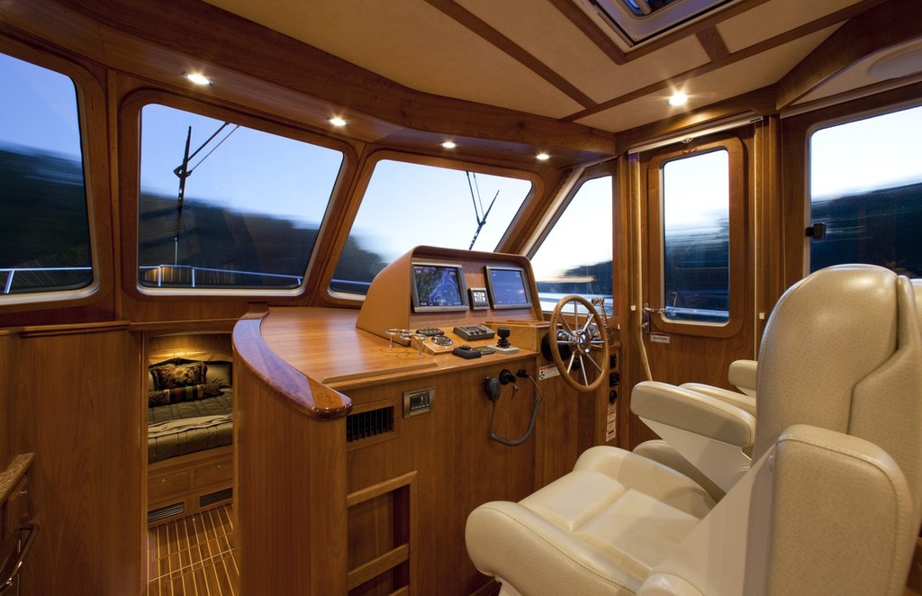 Interior is handcrafted in quality timber © Jed Elderkin