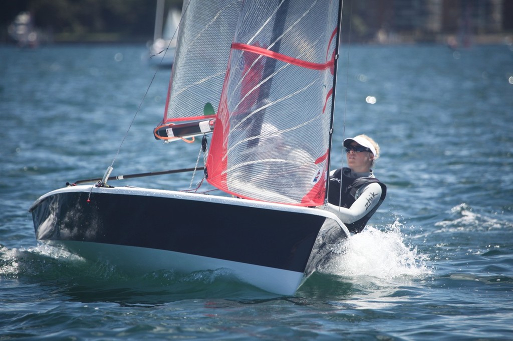 Rob and Nicole Douglass heading into a tack - 38th Australian Tasar Championships © Yann Audic Splash Splash Photography