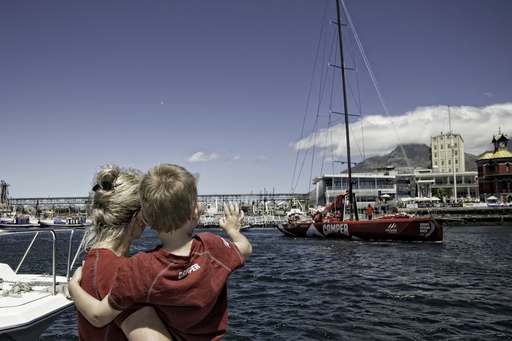 Camper with Emirates Team New Zealand, finishes second on leg 1 of the Volvo Ocean Race 2011-12  © Paul Todd/Volvo Ocean Race http://www.volvooceanrace.com
