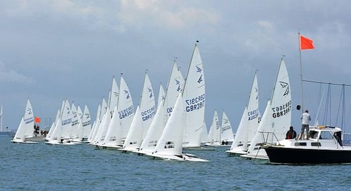 Day 1, 2011 World Flying Fifteen Championships, Hayling Island © Gerald New http://www.sail-world.co.uk
