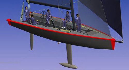 Kaiko 2011 WMRT Approved Boat Design © World Match Racing Tour . http://www.wmrt.com