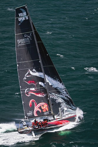 PUMA Ocean Racing powered by BERG Propulsion training onboard Mar Mostro off, Newport, Rhode Island. ©  Dan Armstrong Photography