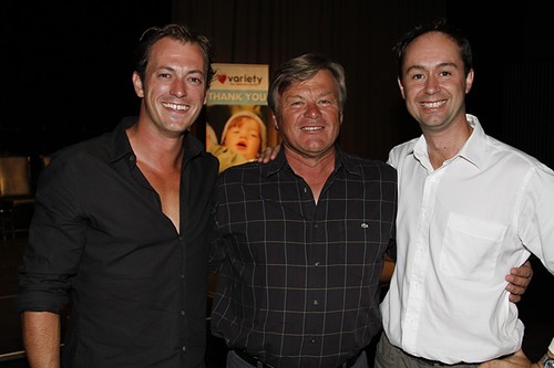Notable Variety Splash participants Actor Blair Mc Donough, YuuZoo’s Ludde Ingvall and Olympic Gold Medalist Mark Turnbull ©  SW