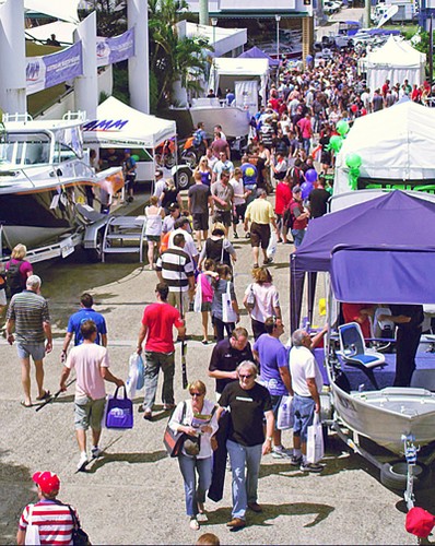 Families and avid fishos love the Brisbane Tinnie and Tackle Show, which combined with 4x4 and Outdoor Show offers three big days of entertainment. © Marine Queensland http://www.marineqld.com.au