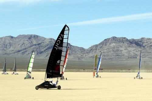 Racing at Ivanpah Dry Lake, CA © Steve Irby