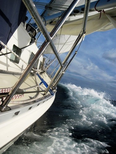Rubicon runs before the wind © Captain John Jamieson http://www.skippertips.com