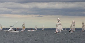 The Musto Performance Skiffs during pre-start - Musto Performance Skiffs Worlds photo copyright  John Curnow taken at  and featuring the  class