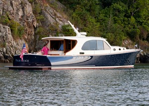 The Palm Beach 50 - class and style from any angle. photo copyright Palm Beach Motor Yachts taken at  and featuring the  class