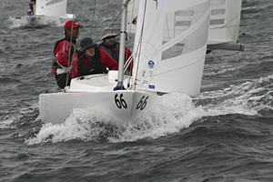 Highest placed Australian crew - Scoundrel, who are in eighth place overall. - Dragon World Championships photo copyright  John Curnow taken at  and featuring the  class