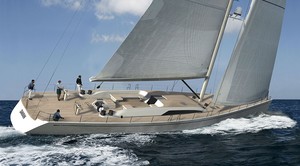 What the Nautor's Swan 110 will look like when launched next year. photo copyright  Nautor's Swan taken at  and featuring the  class