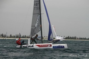 Nacra F18, Third Overall - Mal Richardson - 33rd Nacra Catamaran Nationals photo copyright Maeve Southall taken at  and featuring the  class