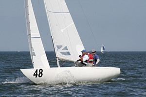 Bananas in Pyjamas heads uphill. - 2011 Etchells Victorian State Championships photo copyright  Alex McKinnon Photography http://www.alexmckinnonphotography.com taken at  and featuring the  class