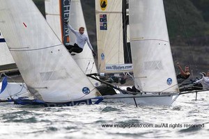 Race 4 - JJ Giltinan Trophy and 18ft Skiff Championships 2011p photo copyright Howard Wright /IMAGE Professional Photography http://www.imagephoto.com.au taken at  and featuring the  class