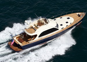 A Palm Beach 50 not big enough for you? No problems, how about this beauty, the fabulous Palm Beach 65 flying bridge? photo copyright Palm Beach Motor Yachts taken at  and featuring the  class