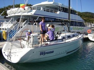 Purple Patch - Dennis Vincent and Hilary Arthure's ``Wyuna`` had an exciting Mandurah Weekend in the Double-Handed Division. photo copyright Bernie Kaaks - copyright taken at  and featuring the  class
