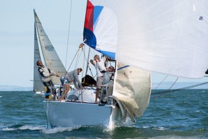 Bathed in sunlight, this custom-built Osaka racer is currently for sale - Melbourne to Osaka photo copyright  Alex McKinnon Photography http://www.alexmckinnonphotography.com taken at  and featuring the  class