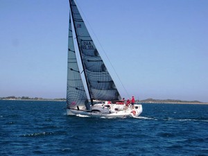 Groovin' - Laurie & Maddie Flynne's Archambault A40RC ``Aardvark`` performed well against the bigger yachts in the race to Mandurah. photo copyright Bernie Kaaks - copyright taken at  and featuring the  class