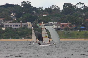 Two is always better than one. - Musto Performance Skiffs Worlds photo copyright  John Curnow taken at  and featuring the  class