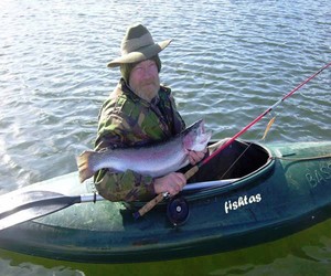 Kayaks can get you where the fish are. - Tasmanian boating photo copyright Carl Hyland taken at  and featuring the  class
