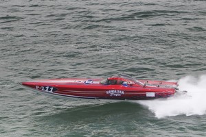 'Hawaiian Tropic' on its way to a class win in the Suncoast Offshore Grand Prix. - US offshore photo copyright Rodrick Cox taken at  and featuring the  class