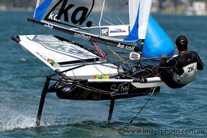 ZHIK 2011 MOTH WORLDS - Belmont, Australia January 2011 photo copyright Howard Wright /IMAGE Professional Photography http://www.imagephoto.com.au taken at  and featuring the  class