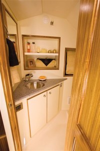 Luhrs 30 Open -Large WC and Shower Room - The New Luhrs 30 Open photo copyright Tony Poole taken at  and featuring the  class