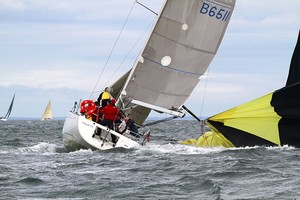 It went from bad, to worse for Cloud IX. - ORCV Winter Series photo copyright Teri Dodds http://www.teridodds.com taken at  and featuring the  class
