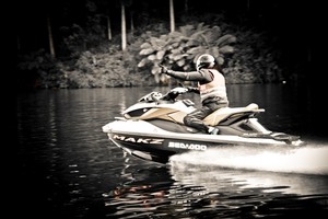 Jeremy Burfoot suceeds in setting a new 24-hour world record on the Sea-Doo. photo copyright Dan Mickleson taken at  and featuring the  class