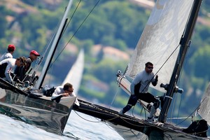 Artemis Racing - Third stop of the Vulcain Trophy 2011 on the D35 catamaran with the Grand Prix La Réserve (Photo By Chris Schmid / Eyemage Media, all right reserved). - Vulcain Trophy D35, Grand Prix La Réserve, June 12th 2011. photo copyright Chris Schmid/ Eyemage Media (copyright) http://www.eyemage.ch taken at  and featuring the  class