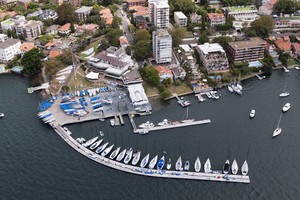 Aerial - Rolex Farr 40 World Championship 2011 photo copyright  Andrea Francolini Photography http://www.afrancolini.com/ taken at  and featuring the  class