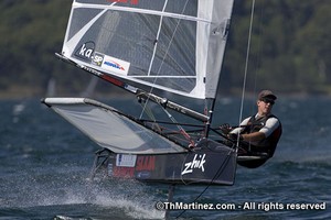 Peter Burling (NZL) photo copyright Thierry Martinez http://www.thmartinez.com taken at  and featuring the  class