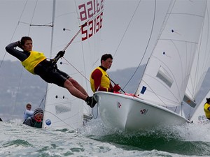 420 Sailors at the Dublin Bay Test Event - ISAF Youth Sailing World Championship 2012 photo copyright David Branigan - Oceansport.ie taken at  and featuring the  class