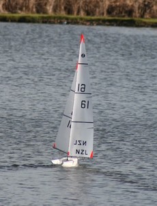Geoff Smale&rsquo;s One Metre radio controlled yacht photo copyright SW taken at  and featuring the  class