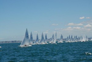 Courtesy Doug Peterson - EW SD 2011 - Etchells World Championship 2011 photo copyright Doug Peterson - copyright taken at  and featuring the  class