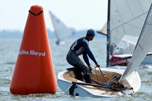 Ed Wright (GBR) was back to winning ways in race four - Delta Lloyd Regatta 2011 Finn photo copyright Margje Tempelaars taken at  and featuring the  class