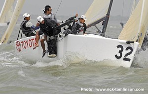 Melges 24 World Championships Corpus Christi, Texas.
 photo copyright  Rick Tomlinson http://www.rick-tomlinson.com taken at  and featuring the  class