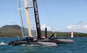 26/02/2011 - Auckland (NZL) - 34th AMerica's Cup - AC45 sea trials - Artemis Racing testings - Day 2 photo copyright Ivor Wilkins/www.americascup.com www.americascup.com taken at  and featuring the  class