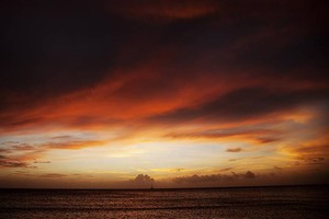 Another perfect day comes to an end in Aruba - PWA Aruba Hi Winds Grand Slam 2011 photo copyright  John Carter / PWA http://www.pwaworldtour.com taken at  and featuring the  class