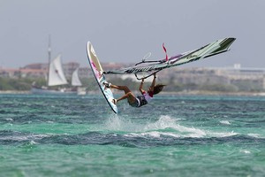 Big moves from Treboux - Aruba Hi Winds Grand Slam 2011 photo copyright PWA World Tour http://www.pwaworldtour.com taken at  and featuring the  class