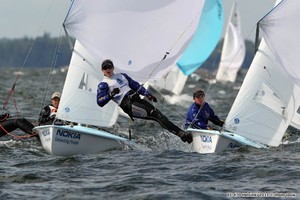 470 European Championships 2011 photo copyright Thom Touw http://www.thomtouw.com taken at  and featuring the  class