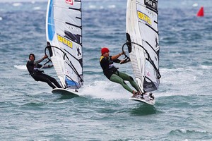 Cedric Bordes - PWA World Cup Catalunya Costa Brava 2011-12 photo copyright  John Carter / PWA http://www.pwaworldtour.com taken at  and featuring the  class