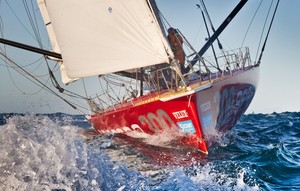 20110125  Ainhoa Sanchez/w-w-i.com.com

Free for editorial use image, Ainhoa Sanchez/w-w-i.com

Chris Stanmore-Major takes fourth position in Leg 2 of the VELUX 5 OCEANS.
````I feel fantastic for being here,`` CSM said. ``The process of getting into Wellington has been so complicated and convoluted that getting here really feels special. It's been a really tough leg with a lot of challenges but now I am here, it's a glorious day, the sun is shining and already it's like all the stuff photo copyright Ainhoa Sanchez/w-w-i.com taken at  and featuring the  class