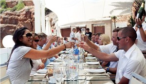 Club Yachting Life Rally lunch photo copyright Merijn de Waard taken at  and featuring the  class