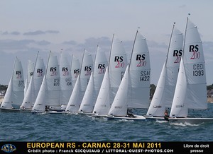 RS200 action at the Zhik RS Eurocop 2011 photo copyright Franck Gicquiaud/Littoral Ouest taken at  and featuring the  class